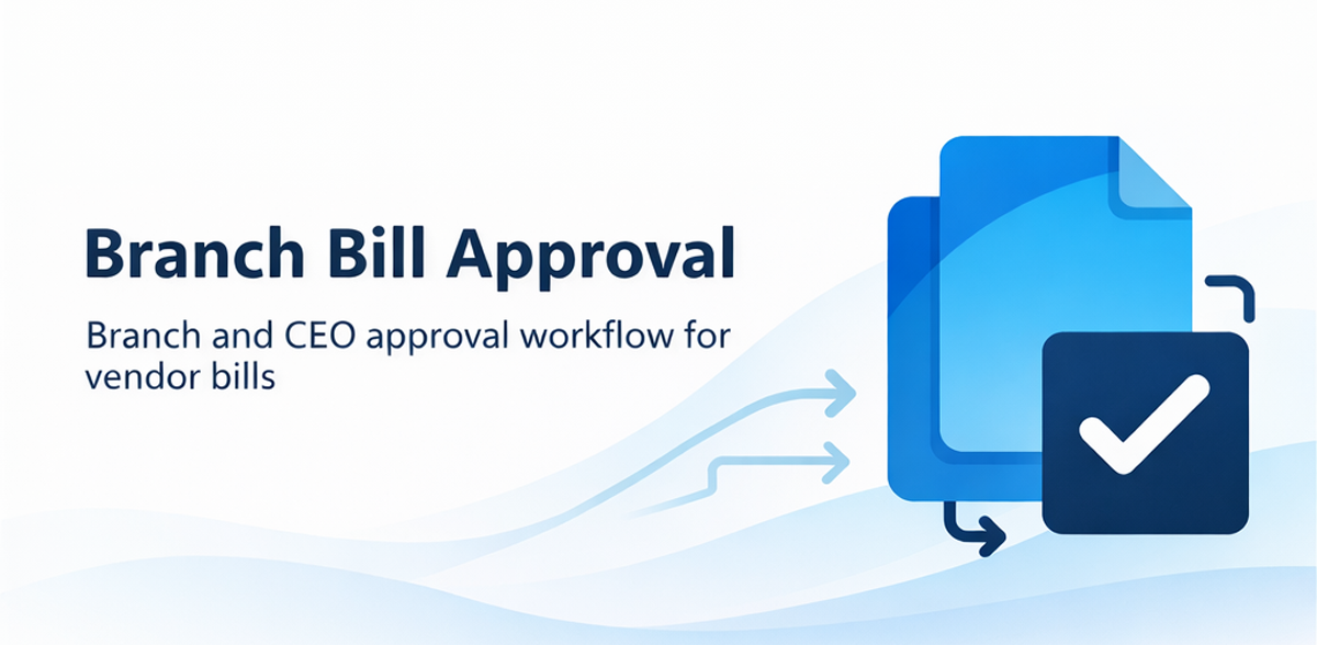 Branch Bill Approval banner preview